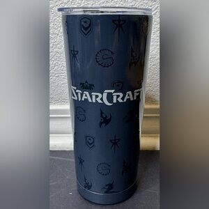 StarCraft textured logo stainless steel tumbler. 24oz. NEW